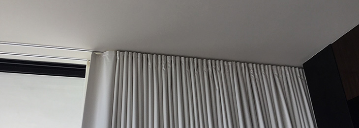 Custom drape installation