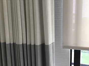 Custom drape installation