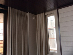 Custom drape installation