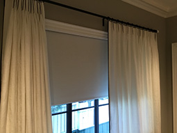 Custom drape installation