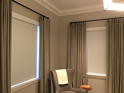 Custom drape installation