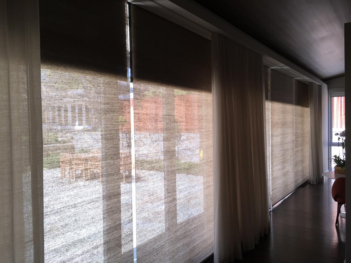 Lutron Hartman and Forbes Roman Shades