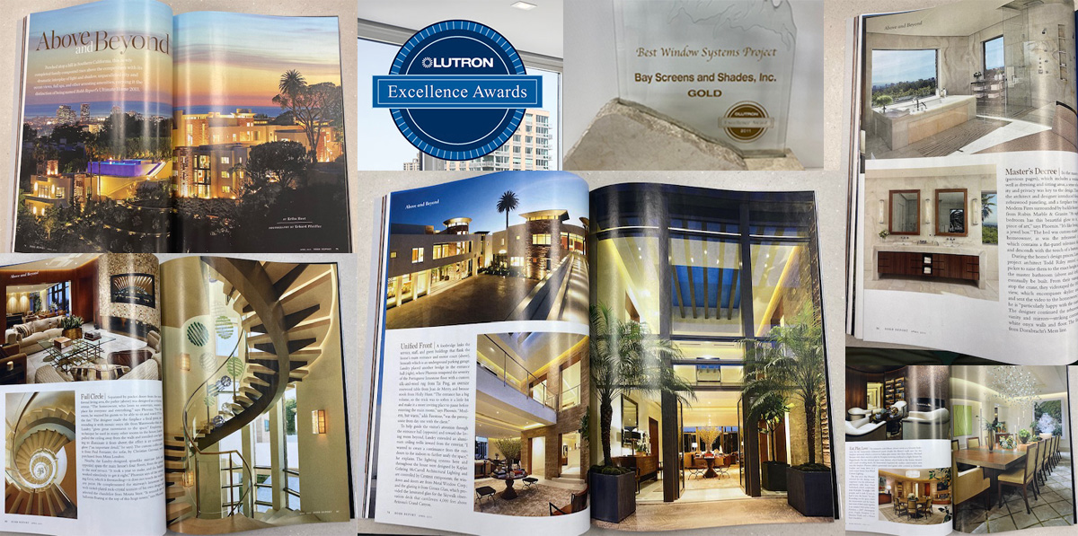 Bay Shades Lutron Excellence Awards Winner